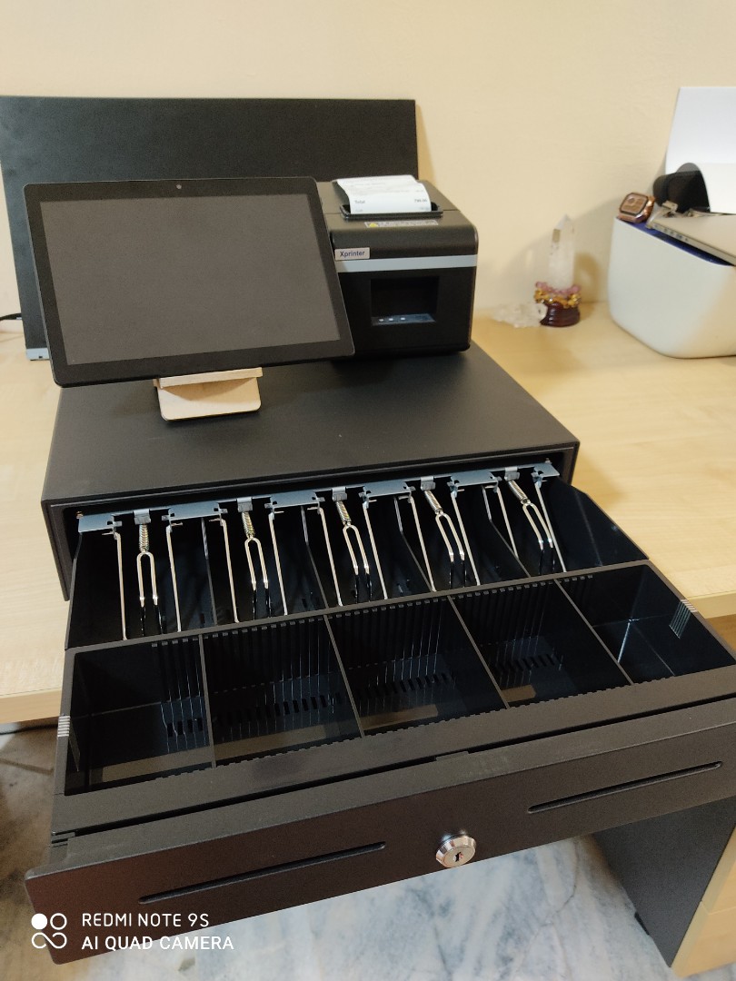 POS System Cashier Machines With Android Tablet Full Set , Computers