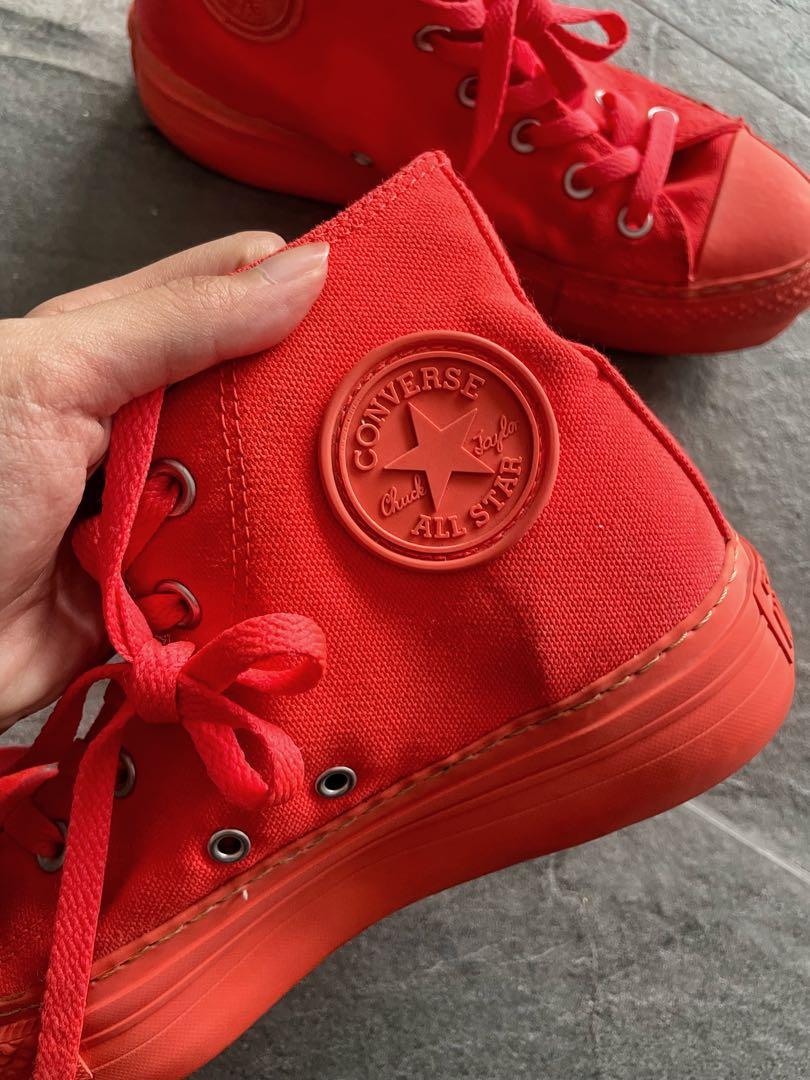Neon orange chuck taylors store