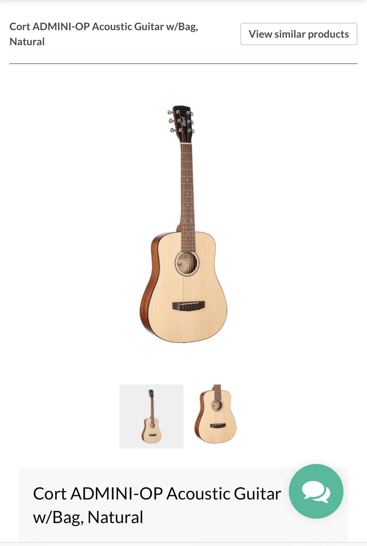 Cort Ad Mini Op - acoustic guitar, Hobbies & Toys, Music & Media ...