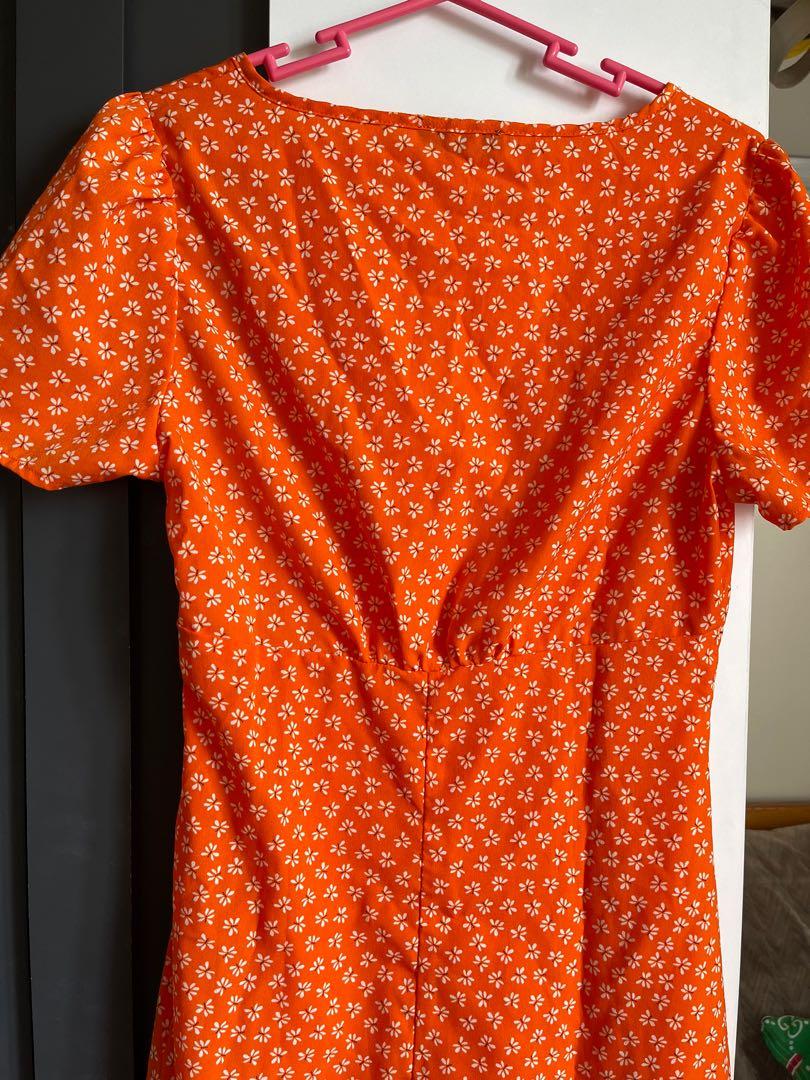 Cotton on orange dress 2025