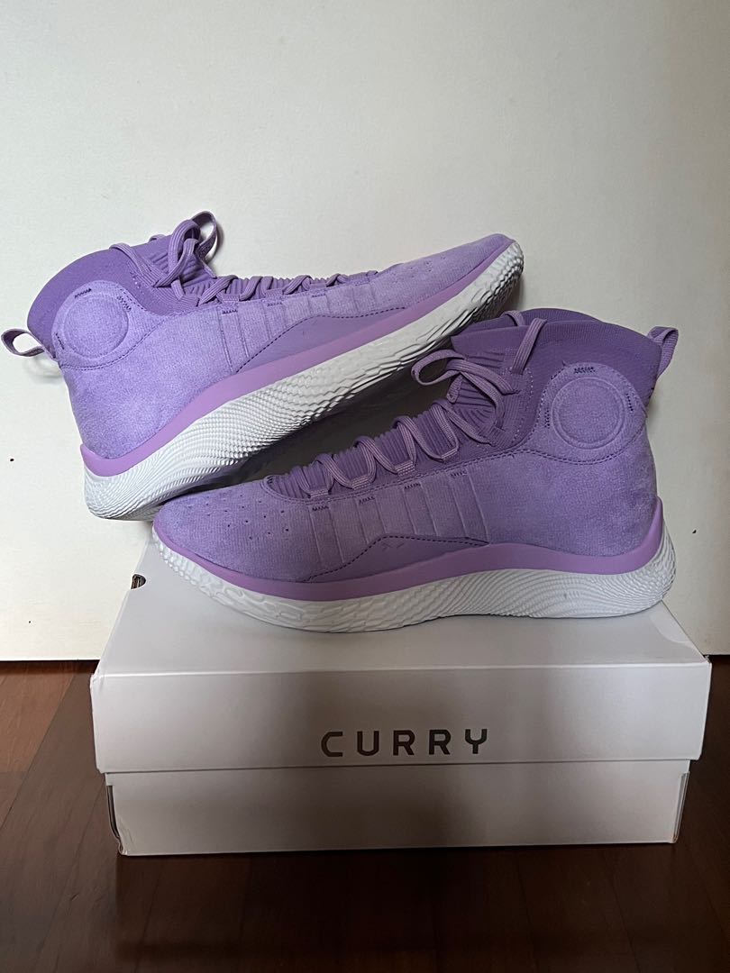 Under Armour Curry 4 Flotro PURPLE Lilac 2022 NBA Champion FINAL MVP sz 12  Shoes