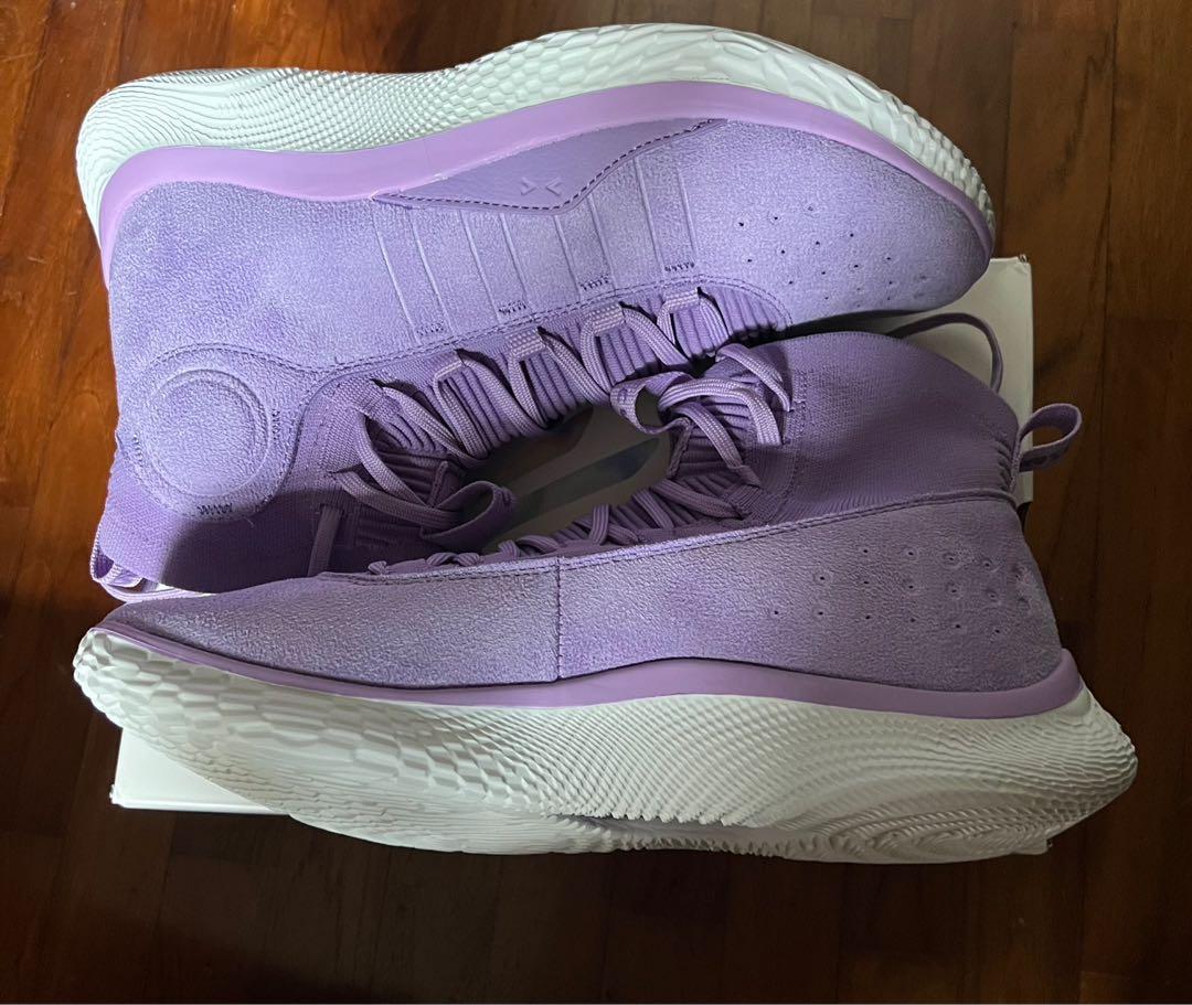 Curry 4 Flotro Purple Vivid Lilac Museum Grape, Men