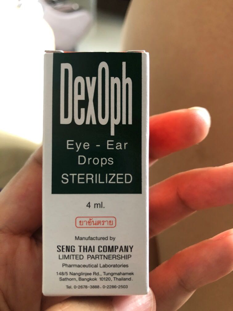 DexOph Eye and Ear drops, Beauty & Personal Care, Vision Care on Carousell