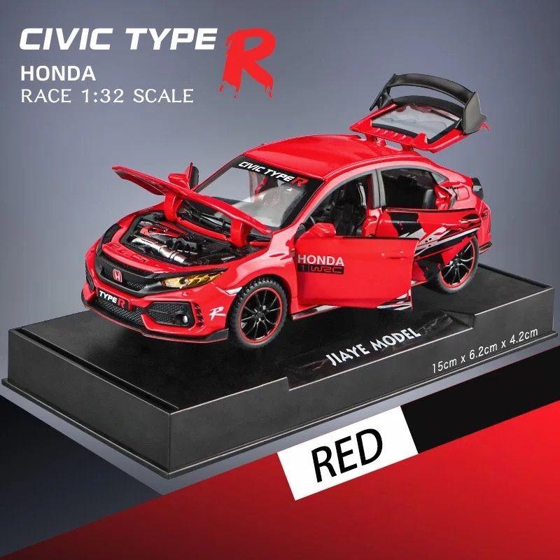 Diecast 1/32 Scale Honda Civic Type R ( Red ) Car Model, Hobbies & Toys ...