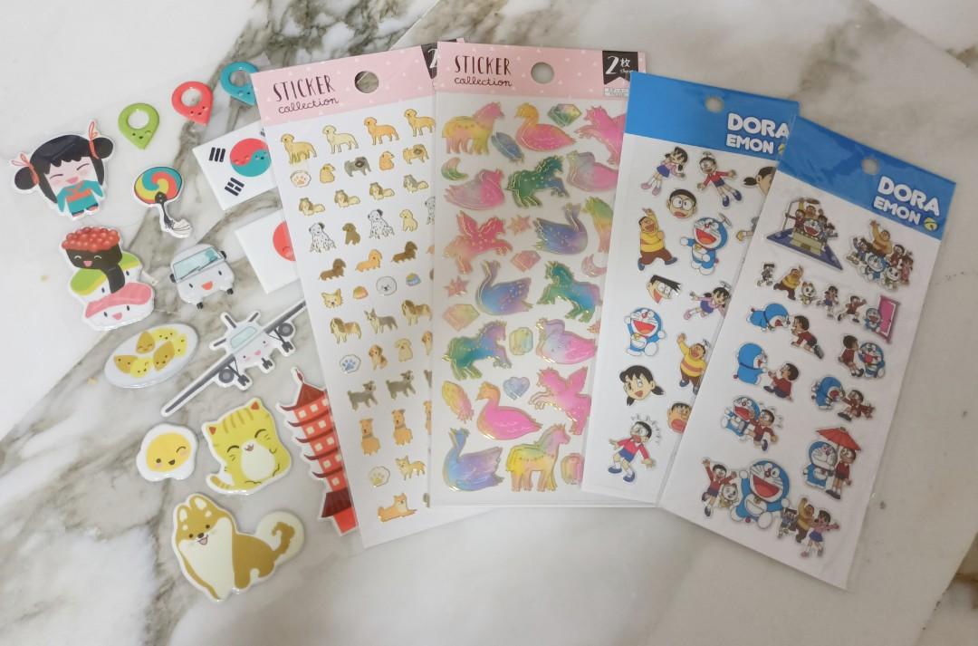 Stickers Sheets (Category: Stationery & School Supplies) located in Singapore. Submitted by minmit (Listing ID 1175436708, Image 1). Description: - $1 each for one sheet of sticker.