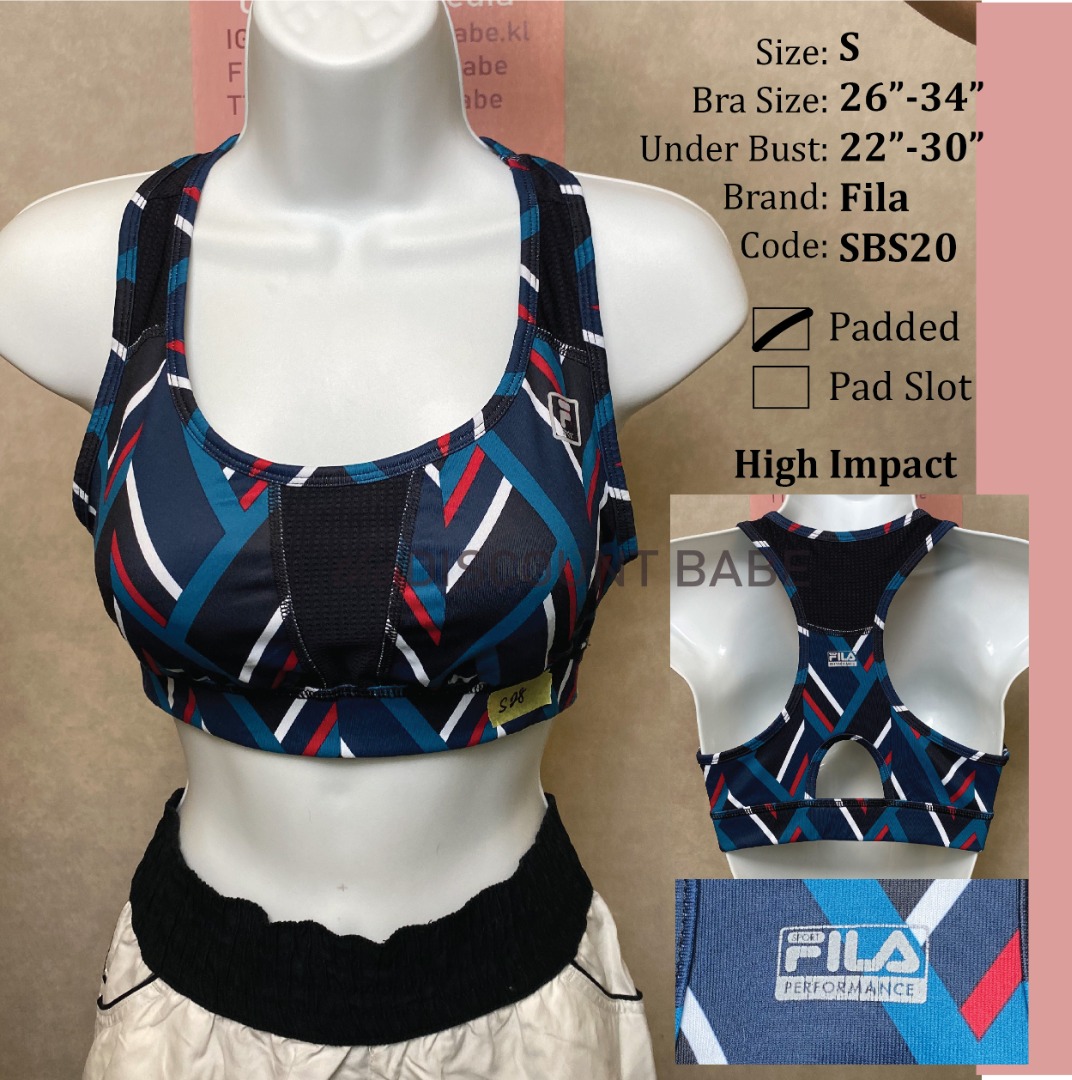 Fila Sports Bra 34 Size S, Women's Fashion, Activewear on Carousell