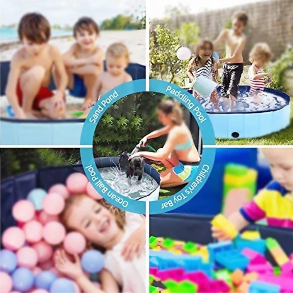 Foldable Multi Purpose Swimming POOL Portable Collapsible Bathing Tub ...