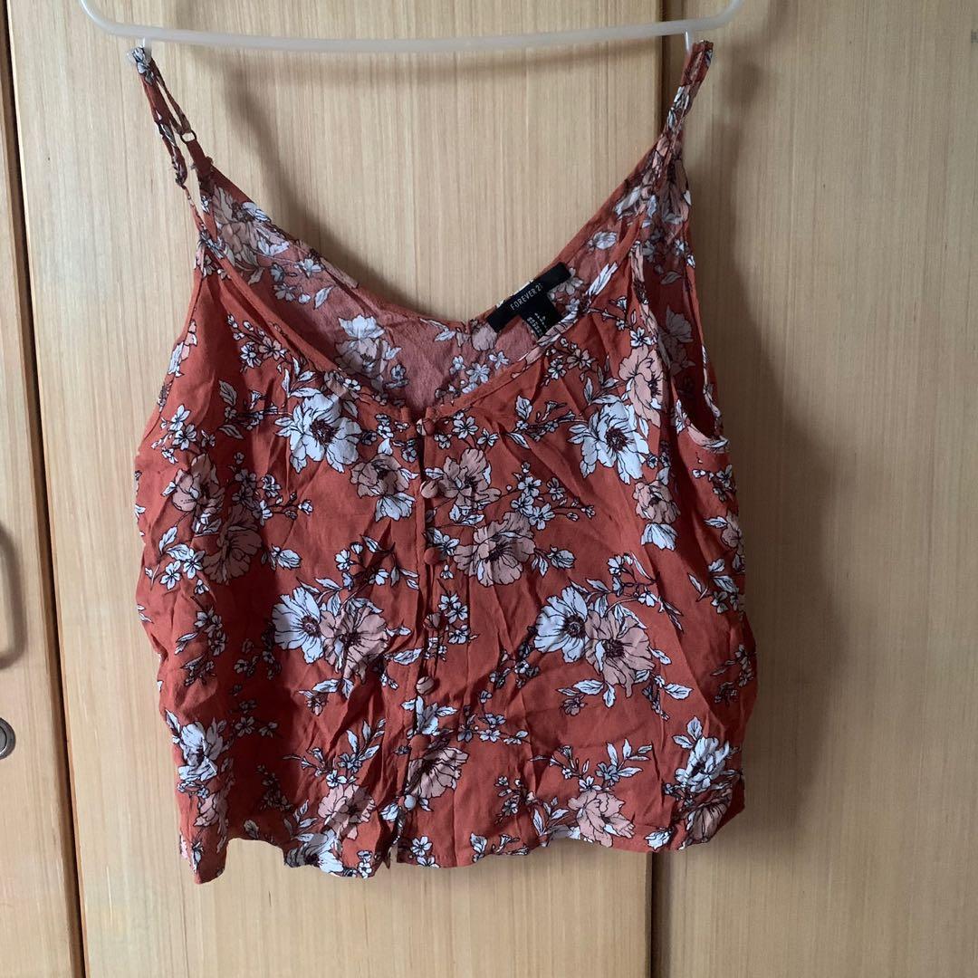 Floral tank top forever 21 new arrivals