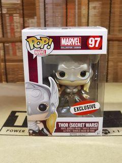 Funko Pop Marvel Collector Corps - Thor (Secret Wars) Exclusive Jane Foster Mighty Love and Thunder