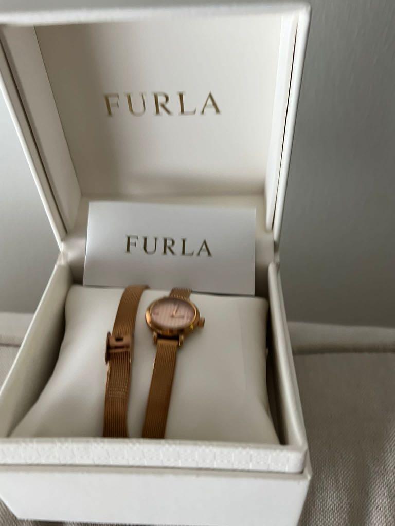 Furla rose gold watch best sale