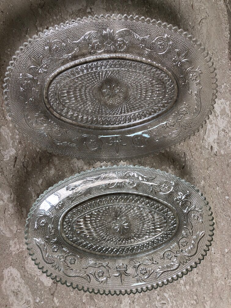 Glassware(plates), Furniture & Home Living, Kitchenware & Tableware