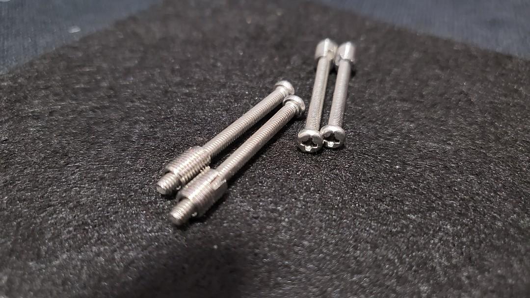 Extra Guitar parts, capacitors, screw mounts, mini toggle switch