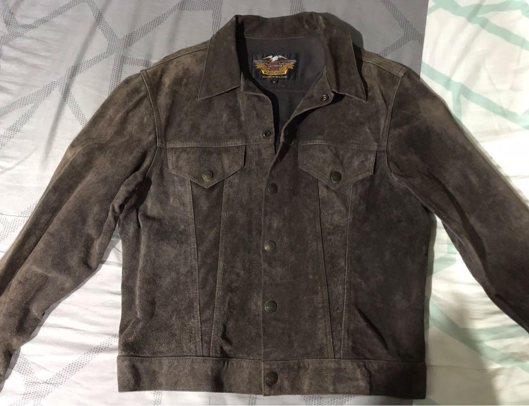 Harley davidson suede jacket sale