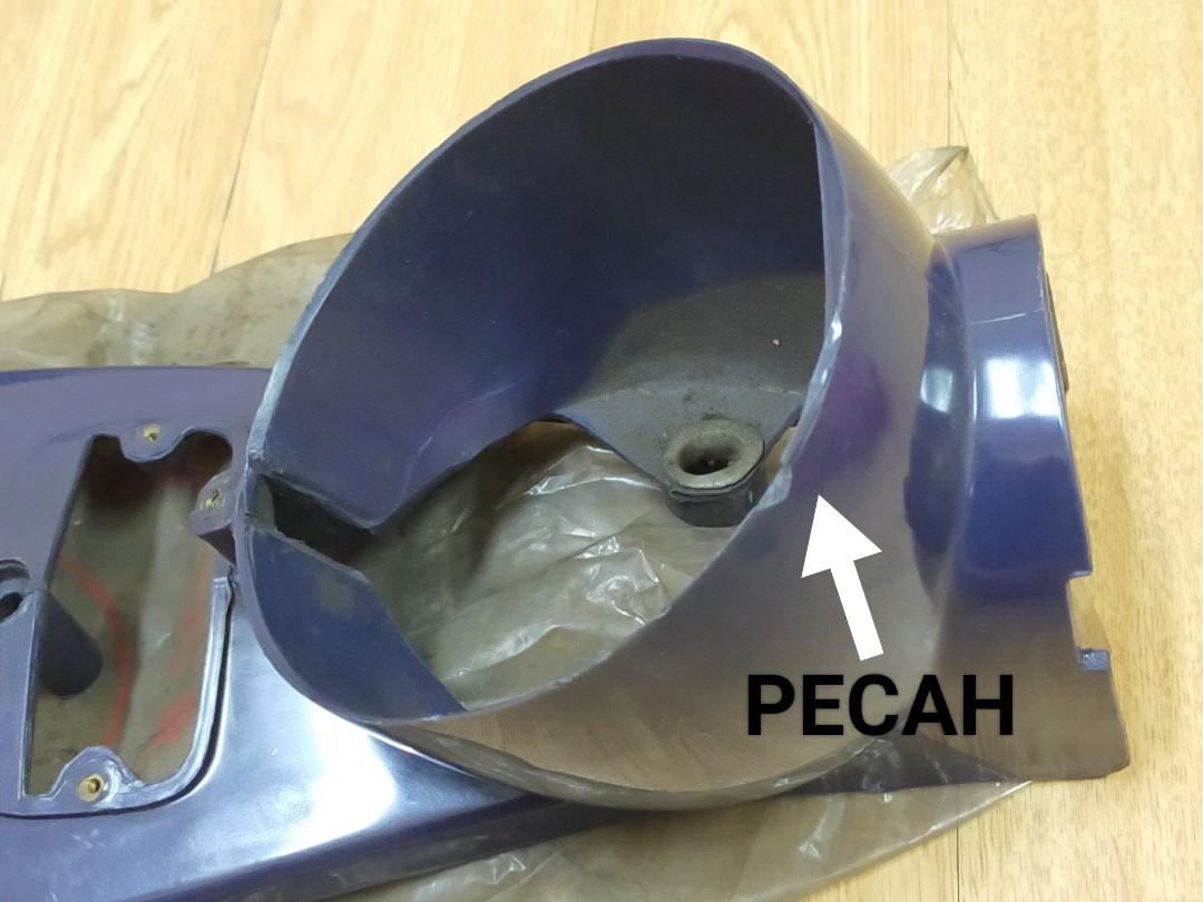 HEADLAMP COVER BARU HONDA C200 C201 (ADA DEFECT PECAH), Motorbikes on