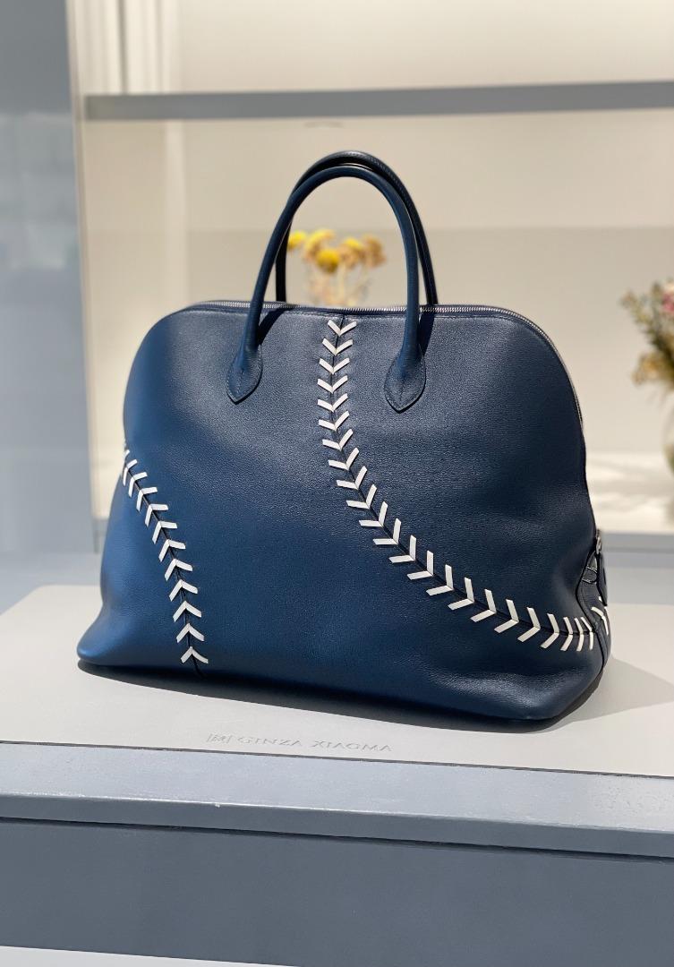 Hermes Blue Baseball Bolide Bag Hermes