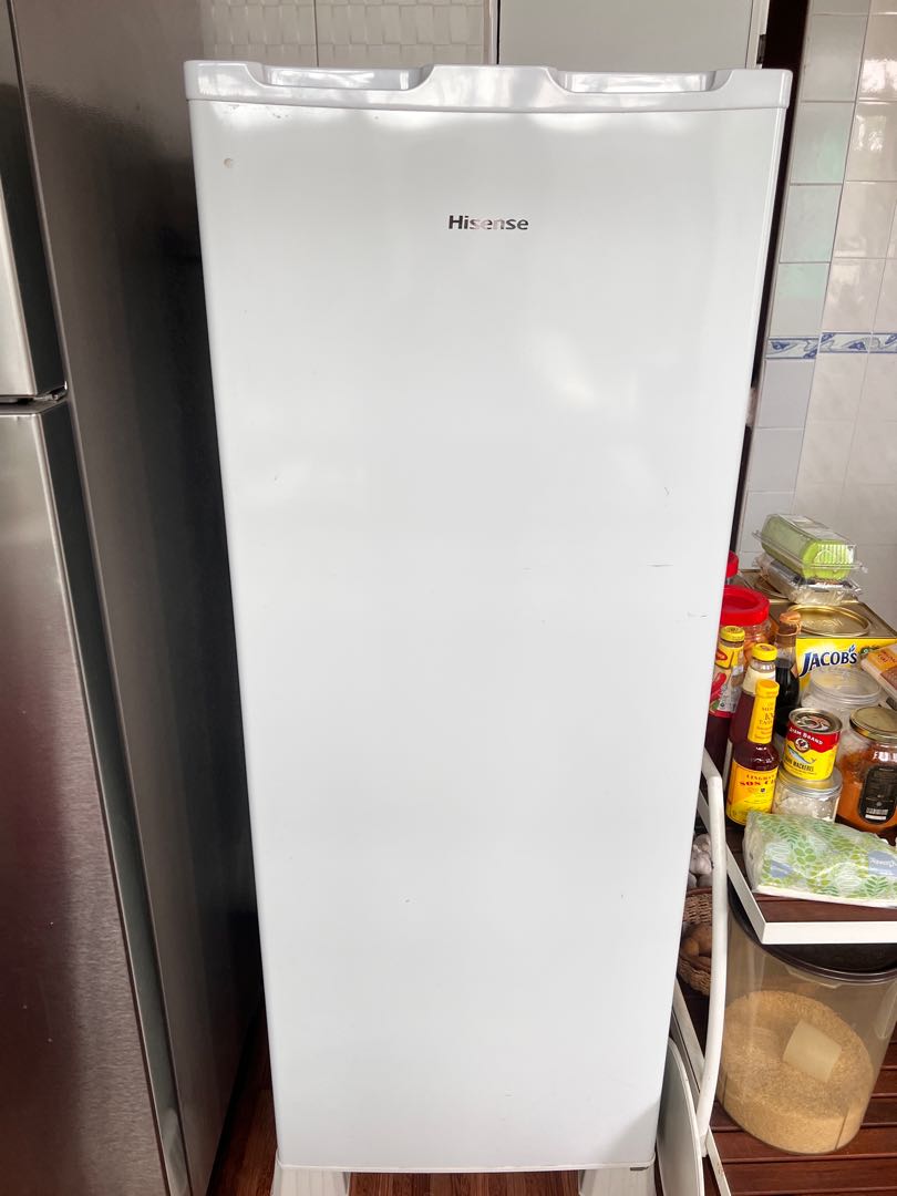 Hisense 176L Upright Freezer HR6VFF177A, TV & Home Appliances, Kitchen