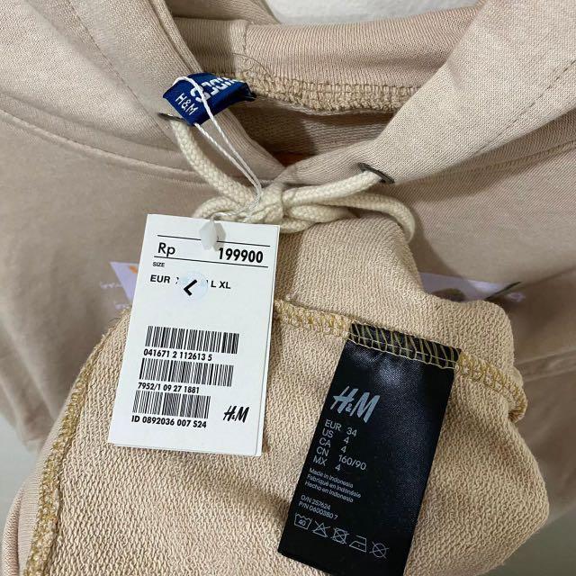 Tag hoodie h&m original sales