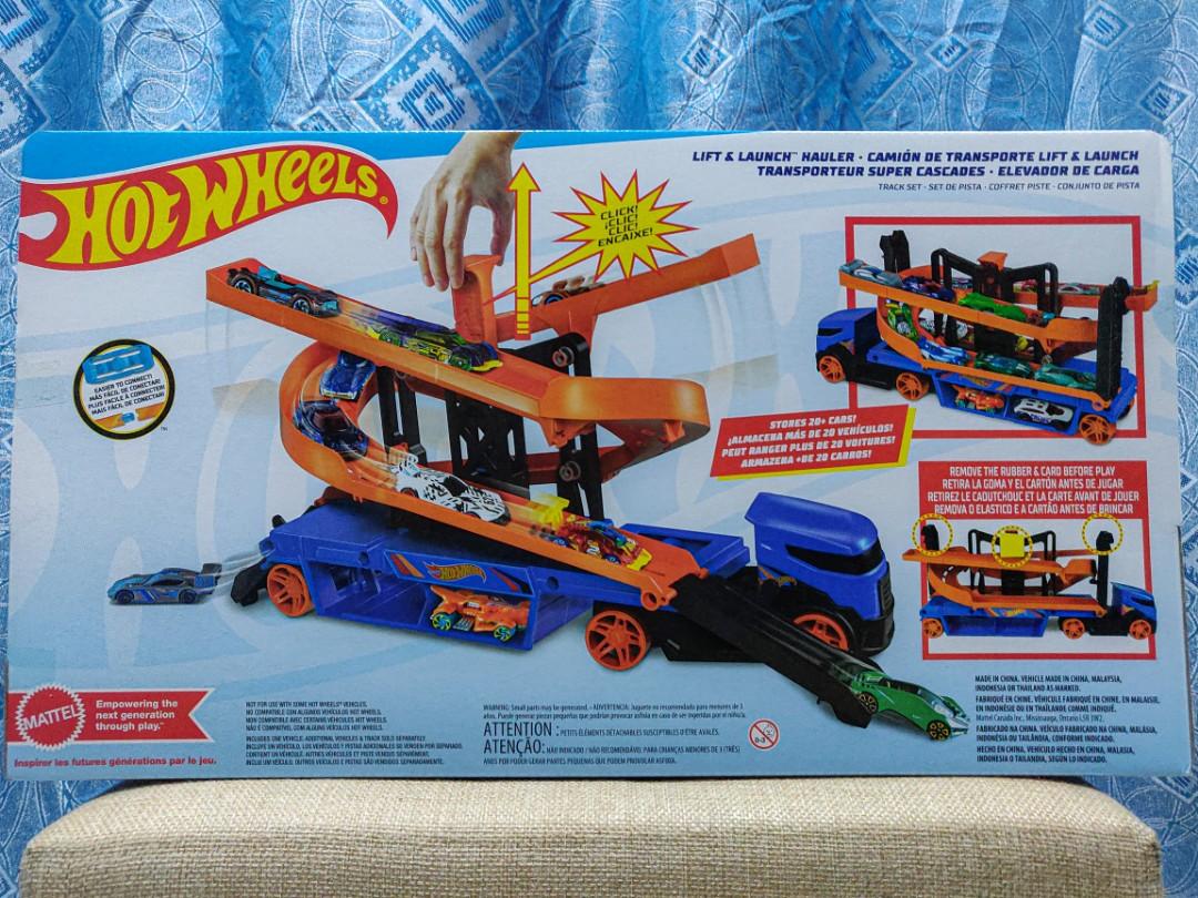 Hot Wheels City Lift & Launch Hauler, Hobbies & Toys, Toys & Games on