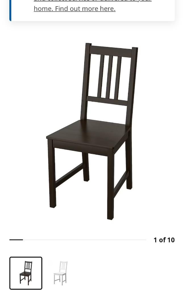 Ikea dining table and chair, Furniture & Home Living, Furniture, Tables