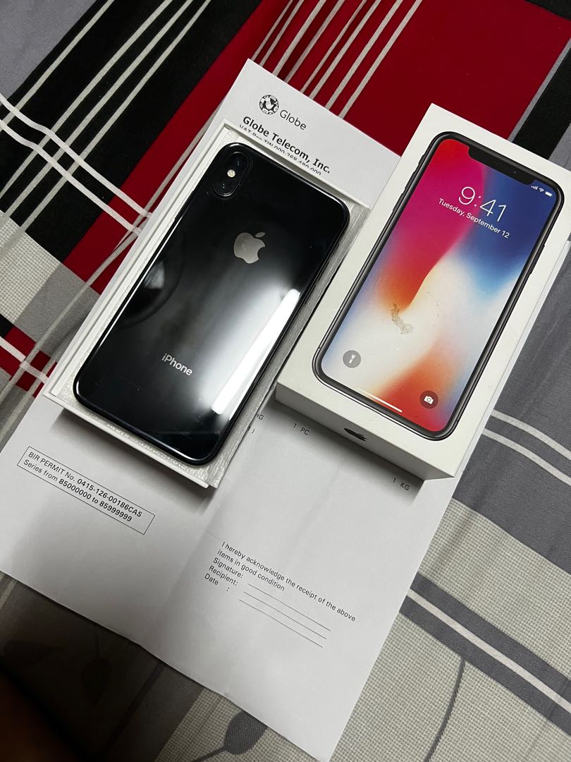 iPhone X Space Gray 256 GB Softbank スマートフォン本体