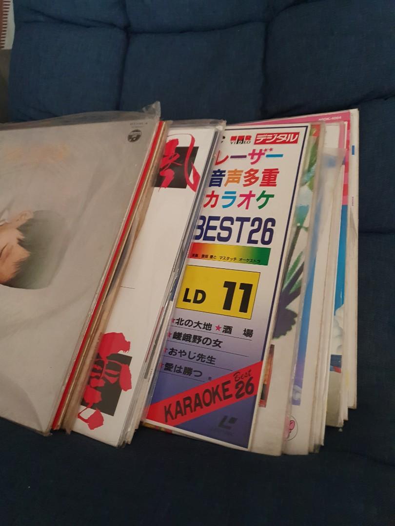 Japanese Karaoke Laser disc Assorted, Hobbies & Toys, Music & Media