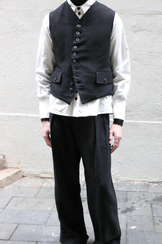 John Alexander Skelton Double Pleated Diamond Pants, 男裝, 褲