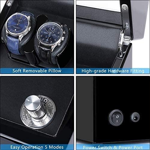 KALAWEN DOUBLE WATCH WINDER FOR 2, Men's Fashion, Watches & Accessories
