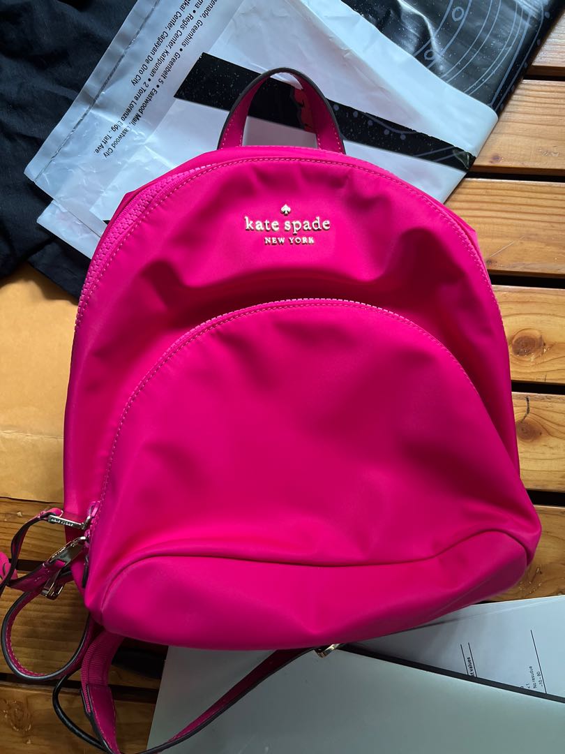 Kate spade hotsell hot pink backpack