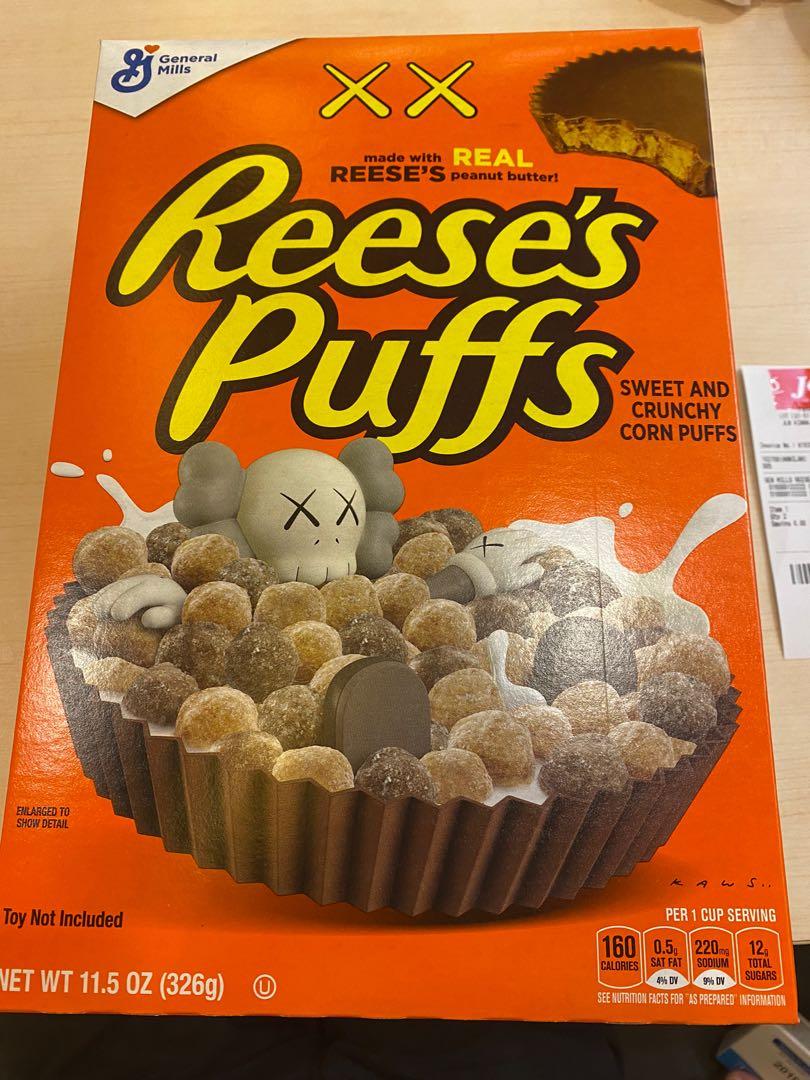 Kaws Reese’s Puffs, Food & Drinks, Packaged & Instant Food on Carousell