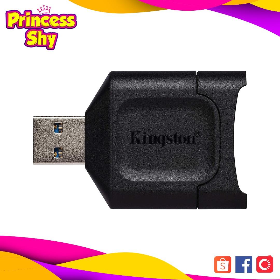 Kingston MobileLite Plus USB 3.2 SD SDHC SDXC Card Reader MLP (Category: Hard Disks & Thumbdrives) located in San Juan City. Submitted by princessshyph (Listing ID 1175330095, Image 1). Description: USB 3 2 Gen 1 speeds — Delivers up to 10X faster transfer speeds than USB 2 0 Backwards-compatible with UHS-I — Peak performance for UHS-II and support for UHS-I cards Designed for optimal use with Kingston cards — Best paired with Kingston Canvas Rea