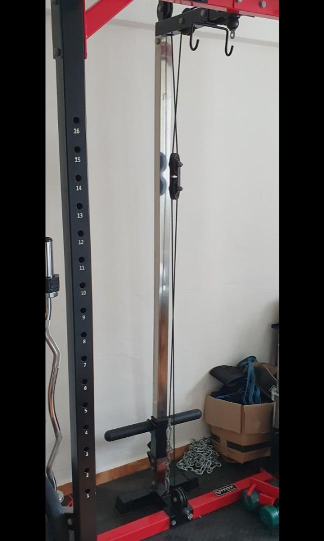 Lat Pulldown Cable Pulley attachment, Sports Equipment, Exercise & Fitness, Weights & Dumbbells