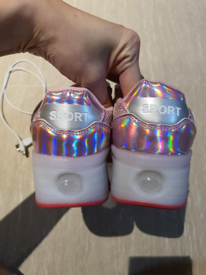 Led Heelys like skate shoes