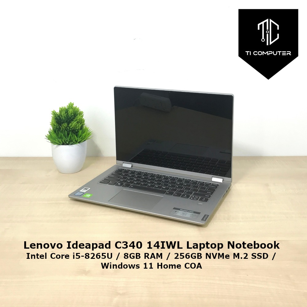 LENOVO IDEAPAD C340 14IWL INTEL CORE I5-8265U 1.6GHZ 8GB RAM 256GB NVME M.2  SSD LAPTOP REFURBISHED NOTEBOOK