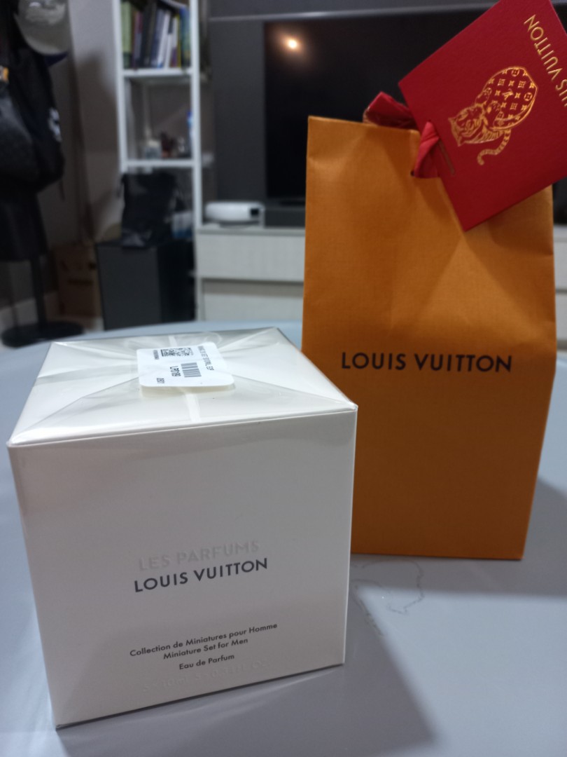 LOUIS VUITTON LES PARFUMS EDP 5x MINIATURE SET PERFUME FRAGRANCE NIB SEALED