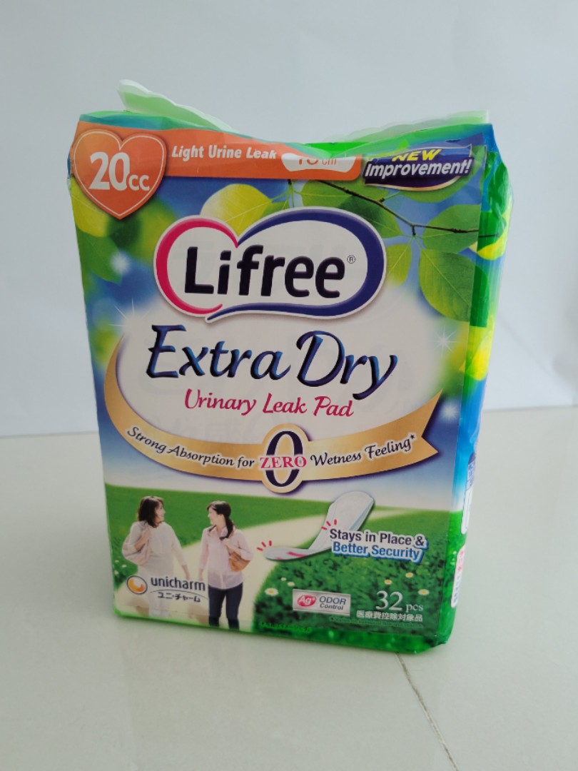 Lifree Urinary Leak Pad 20cc, Beauty & Personal Care, Sanitary Hygiene