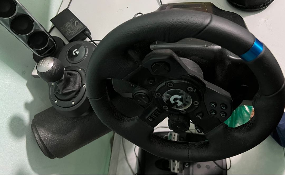 Logitech G923 & Manual Shifter, Hobbies & Toys, Toys & Games on Carousell