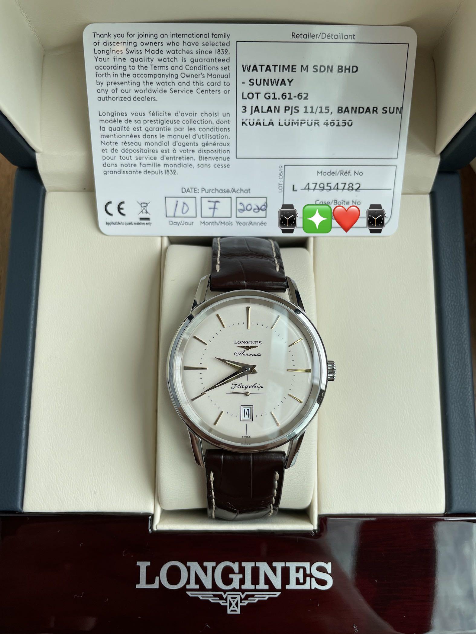 Flagship heritage 38mm automatic clearance
