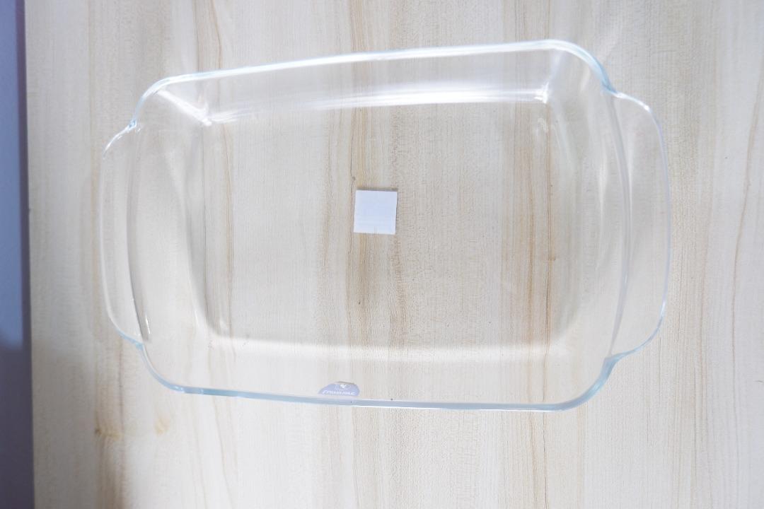 Luminarc Glass Serving Dish Baking Dish (Category: Bakeware) located in Baguio. Submitted by thriftyswift.mnl (Listing ID 1175421453, Image 2). Description: Luminarc Glass Serving Dish Baking Dish ✅ Brand: Luminarc ✅ Size: 35x24cm ✅ 3.3L ✅ Microwaveable Bakeware ✅ Never used ✅ Reason for selling: Bought the wrong size. It does not fit our oven..