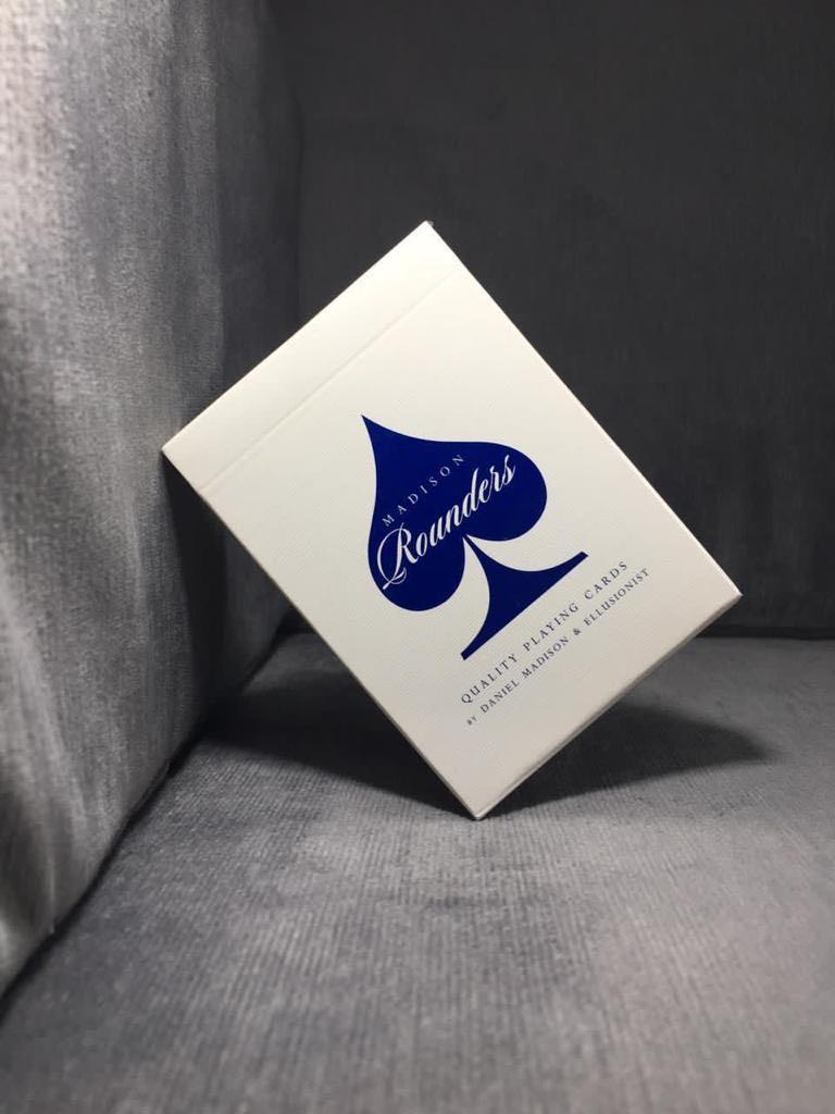 RARE Blue Madison Rounders Playing Cards (Category: Board Games & Puzzles) located in Mabalacat. Submitted by curatedcollectiblesph (Listing ID 1072995488, Image 1). Description: One brand new and SEALED deck of Daniel Madison Blue Rounders. The rarest and most valuable edition of Daniel Madison’s Rounders. Originally only available to those who bought one dozen of the Ellusionist Brown Rounders. Only 2500 will ever exist. These are very hard to 