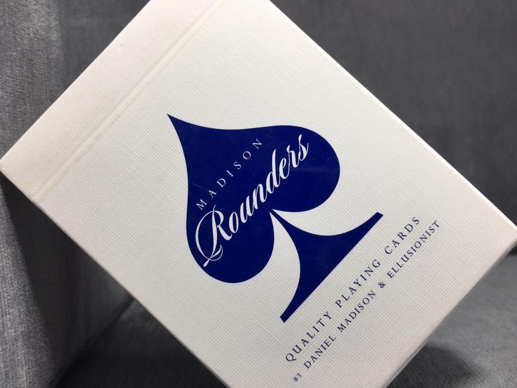 RARE Blue Madison Rounders Playing Cards (Category: Board Games & Puzzles) located in Mabalacat. Submitted by curatedcollectiblesph (Listing ID 1072995488, Image 2). Description: One brand new and SEALED deck of Daniel Madison Blue Rounders. The rarest and most valuable edition of Daniel Madison’s Rounders. Originally only available to those who bought one dozen of the Ellusionist Brown Rounders. Only 2500 will ever exist. These are very hard to 