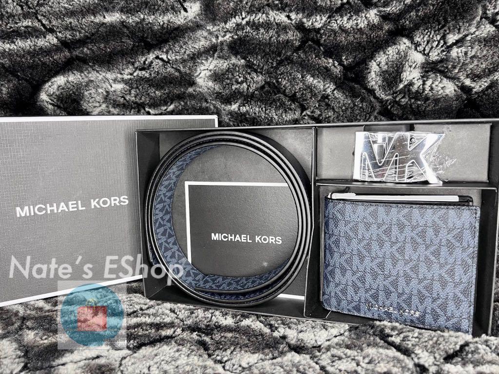 Michael kors men's shadow belt store