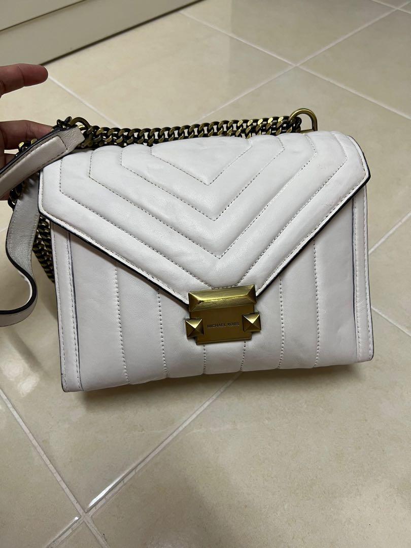 Michael Kors Whitney Large Quilted Leather Convertible Shoulder Bag