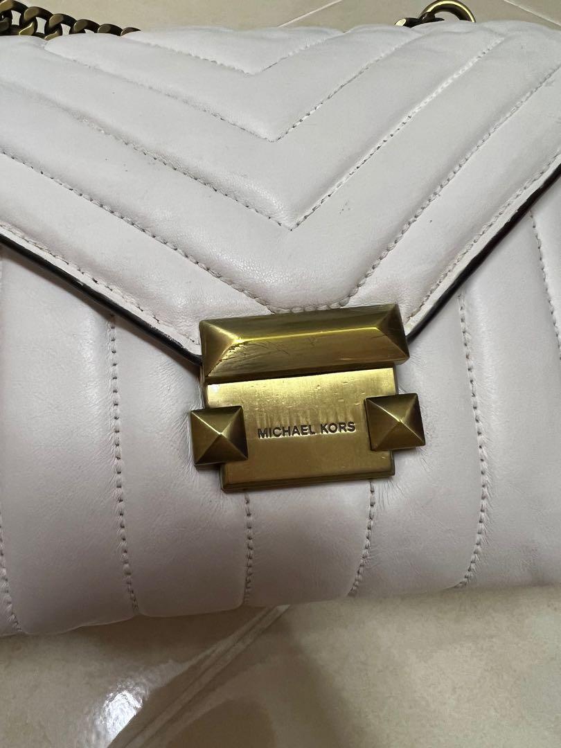 Michael kors whitney white hot sale