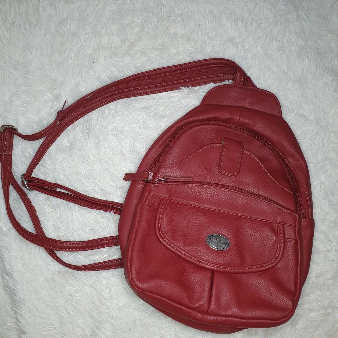 MultiSac Convertible Red Backpack Women s Fashion Bags Wallets Backpacks on Carousell