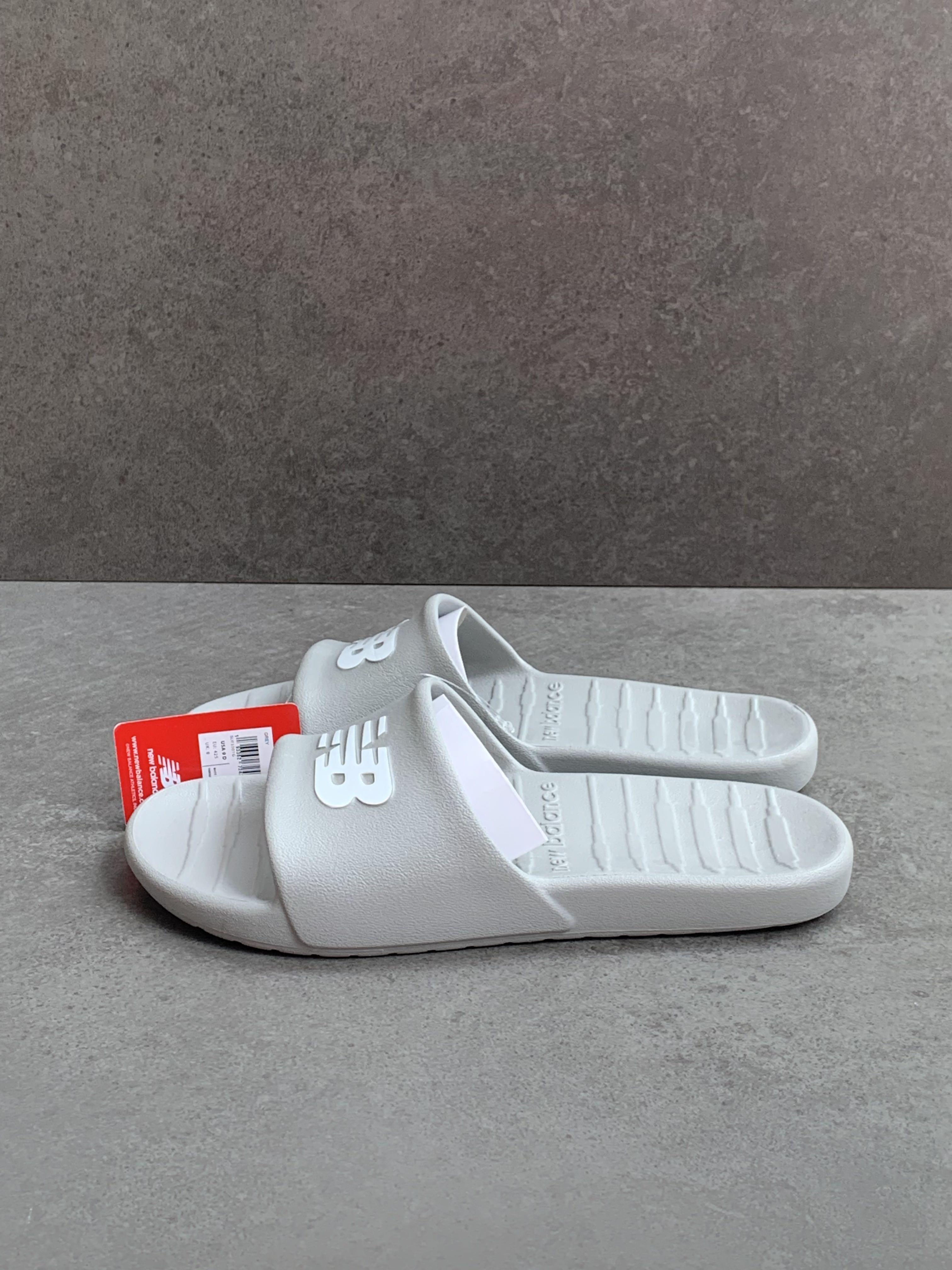 New Balance 100 V1 Slides Grey Men s Fashion Footwear