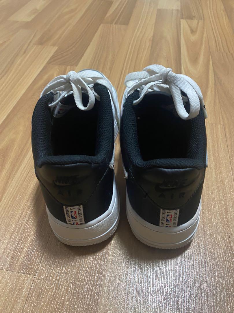 nike air force 1 nba black and white