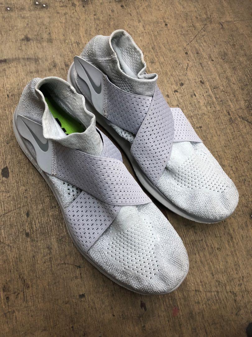 Nike Free RN Motion FK Flyknit 2017 Wolf Grey 26 cm Men s Fashion Footwear Sneakers on Carousell