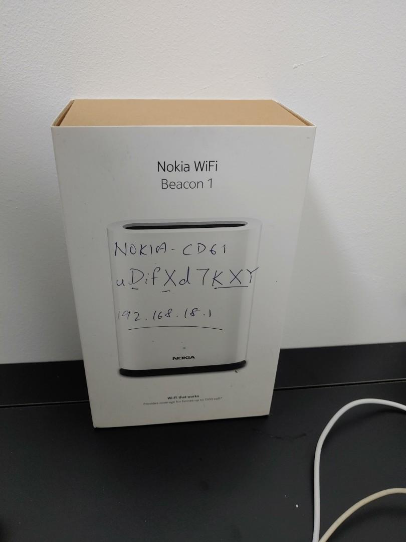 Nokia Beacon 1 WiFi router, Computers & Tech, Parts & Accessories ...