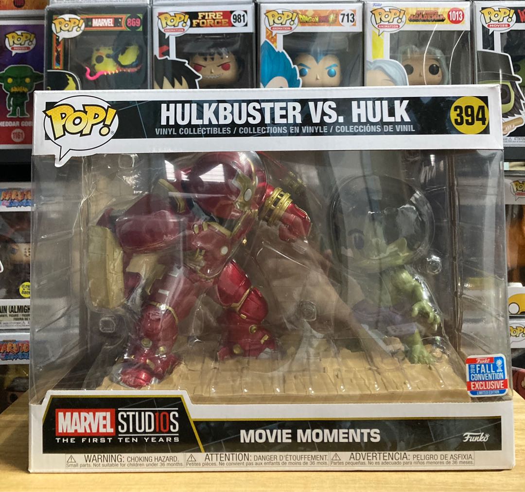 Funko Pop Hulkbuster Vs Hulk NYCC 2018 Fall Convention Marvel