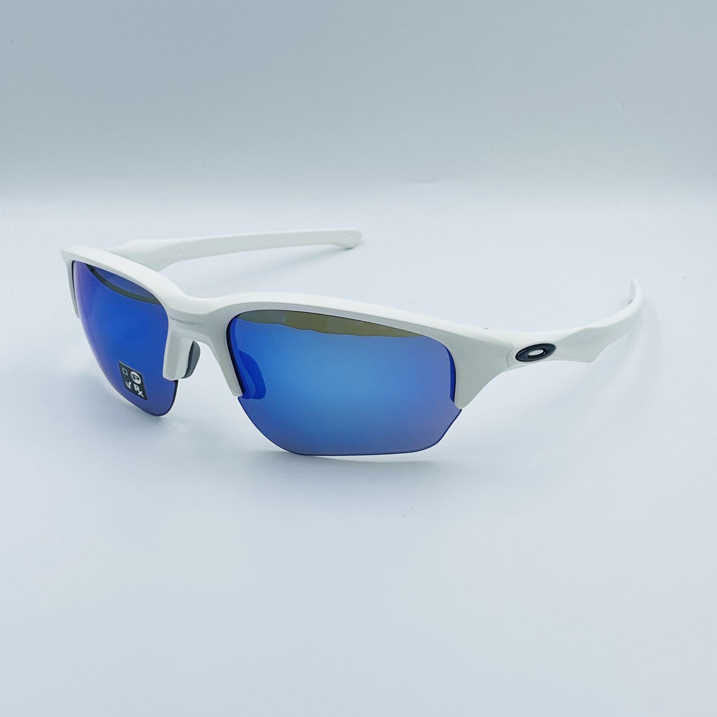 Oakley Flak Beta Matte White Sapphire Iridium Men s Fashion